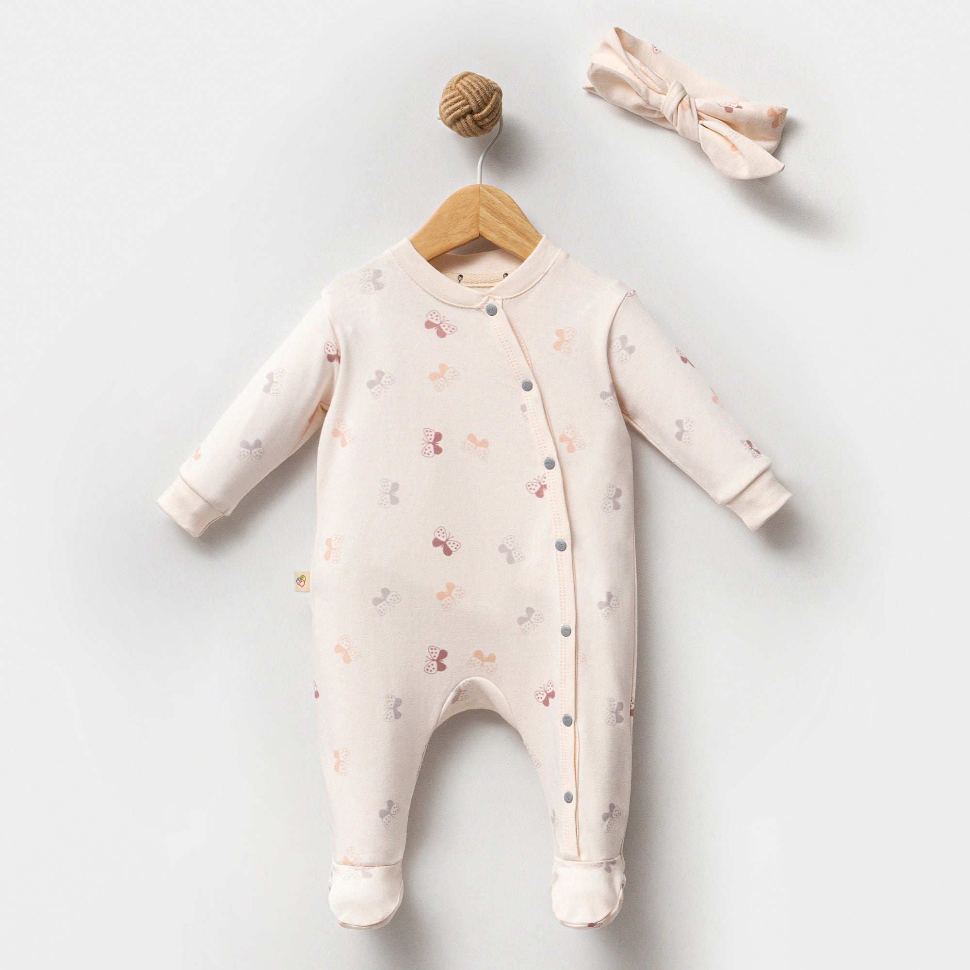 Butterfly Footed Romper
