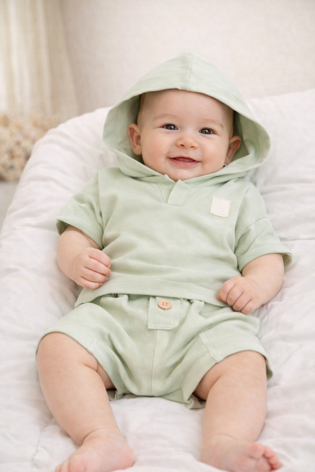 Hooded T-Shirt and Shorts Set