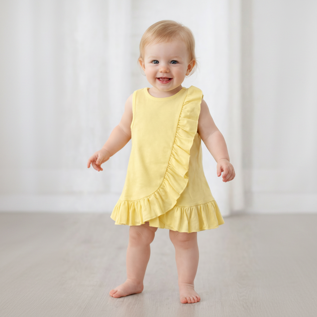 Sunshine Ruffle Dress
