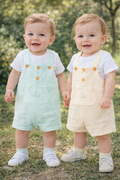 Blue Pocket Romper