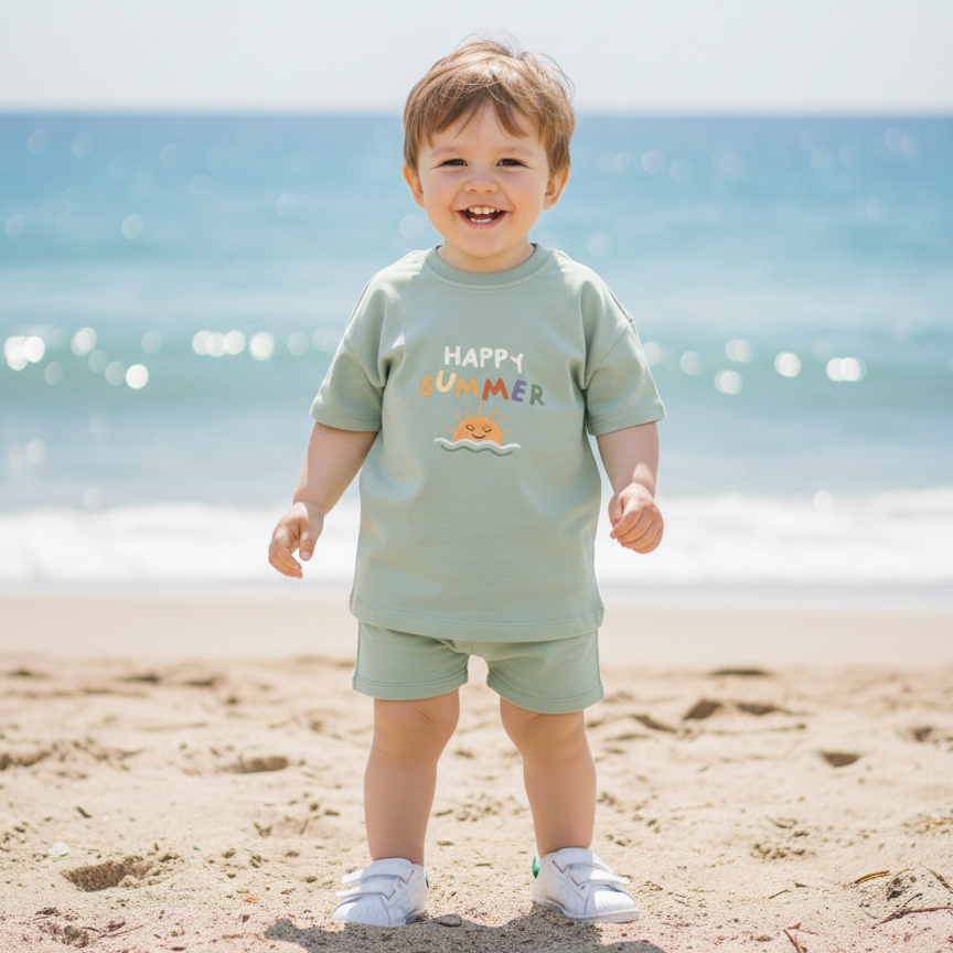 Sage short & tshirt