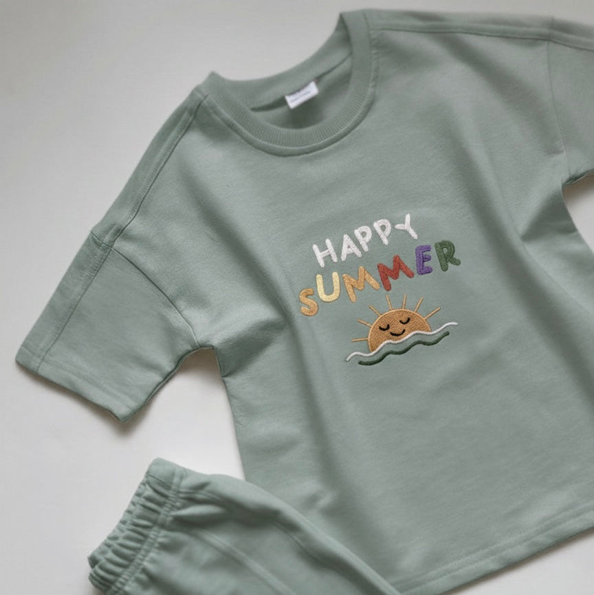 Sage short & tshirt