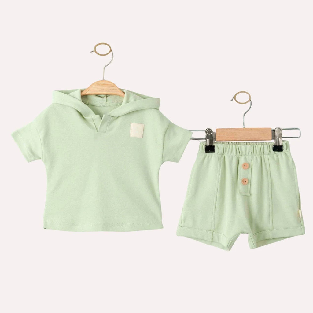 Hooded T-Shirt and Shorts Set